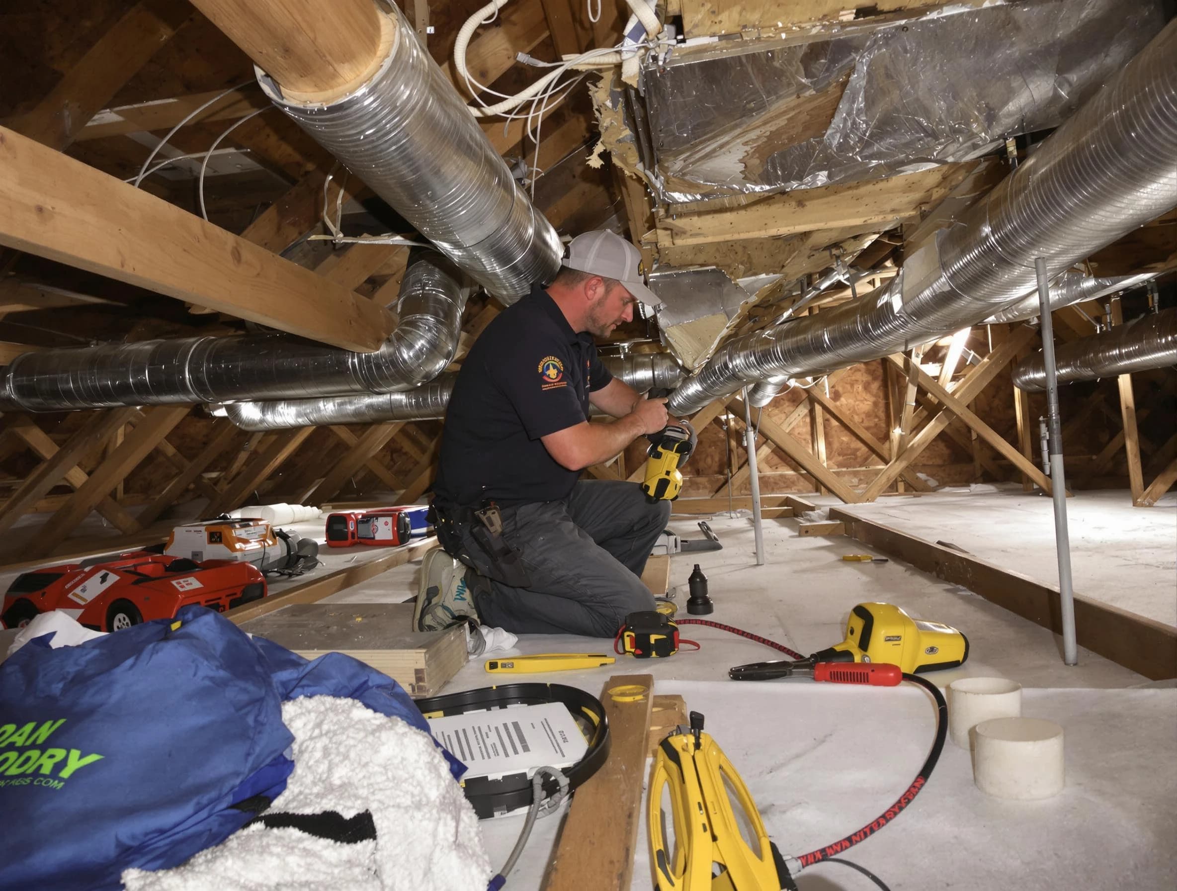 Professional air duct repair by Milliken Air Duct Cleaning in Milliken