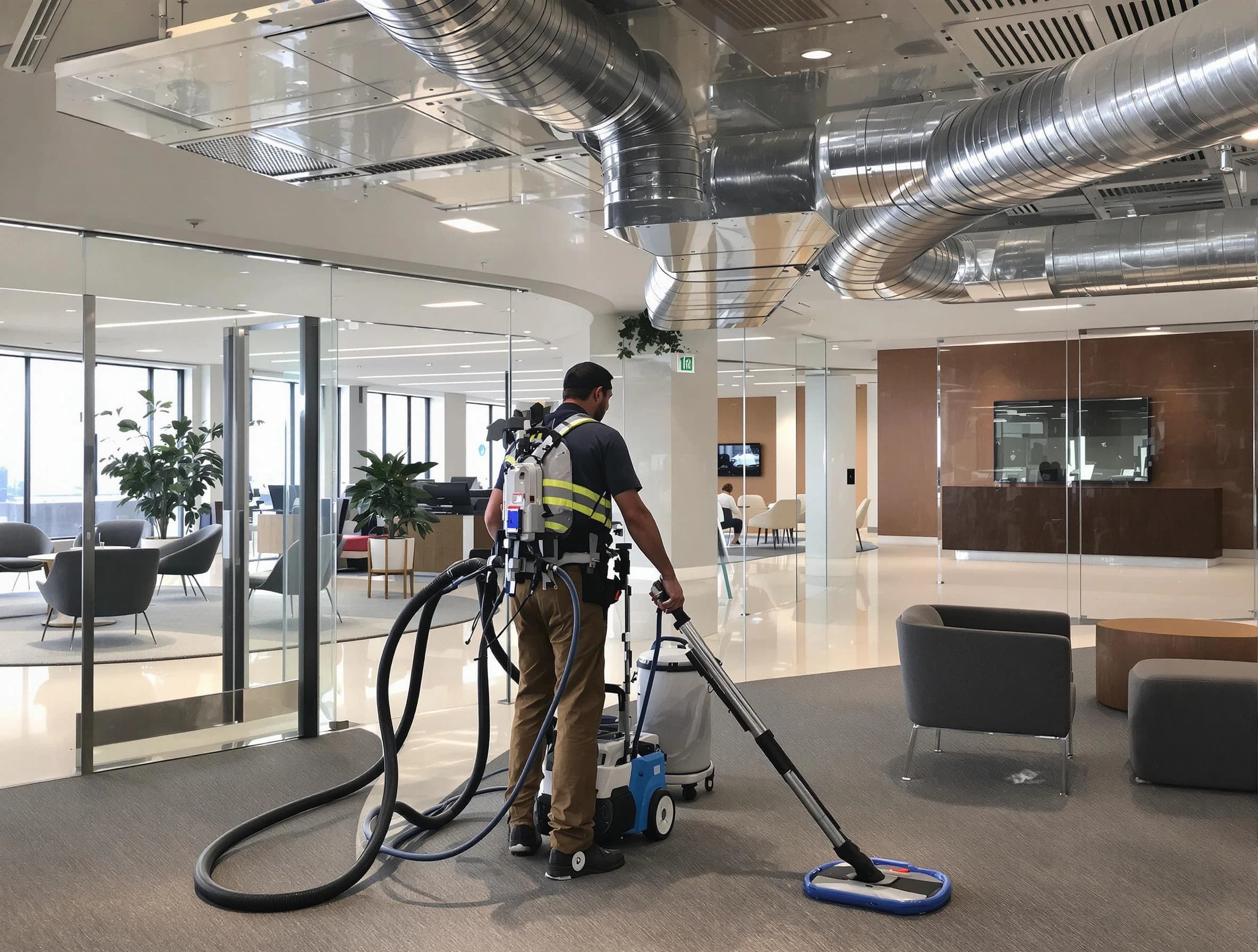 Commercial duct cleaning service by Milliken Air Duct Cleaning in Milliken