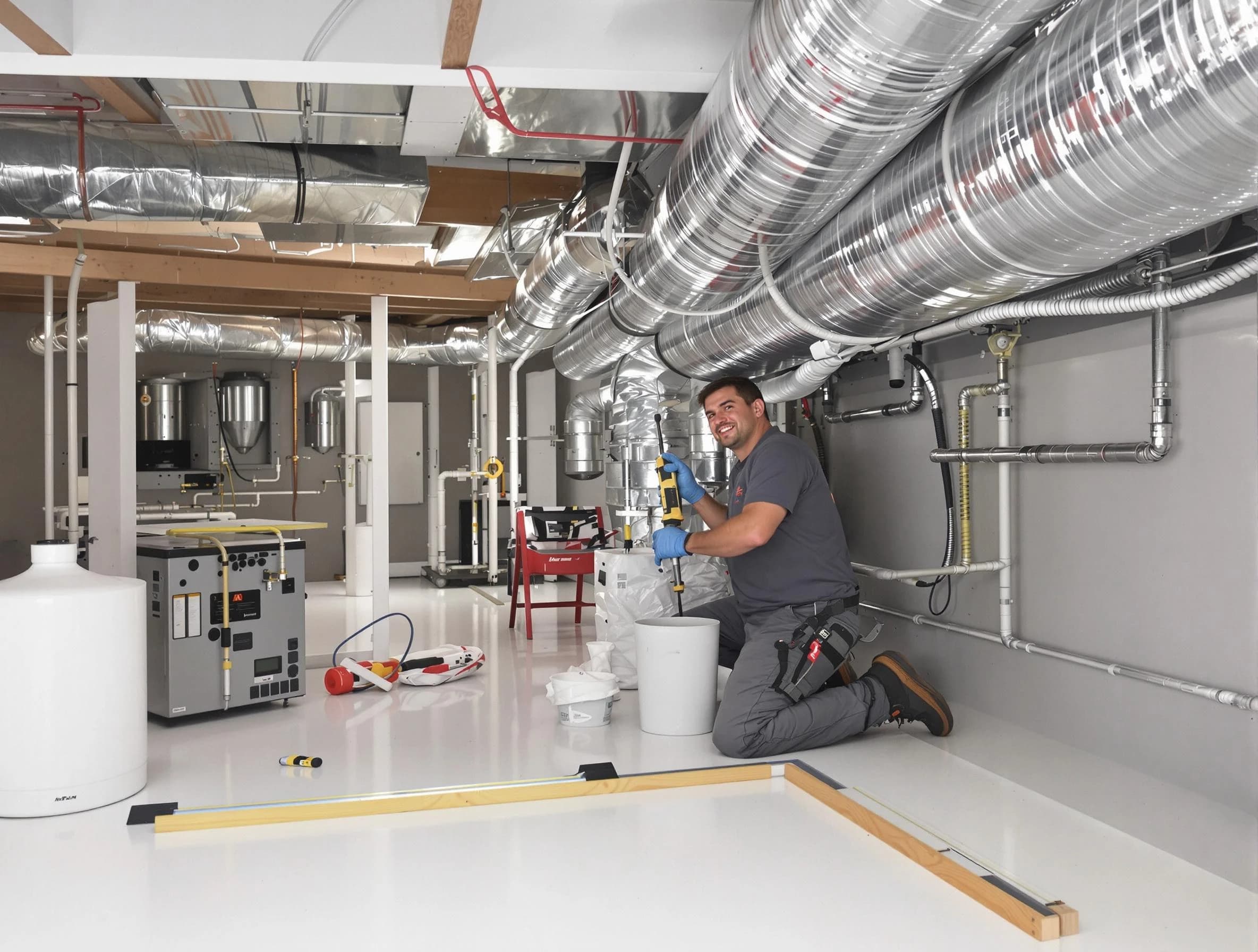 Professional duct sealing service by Milliken Air Duct Cleaning in Milliken
