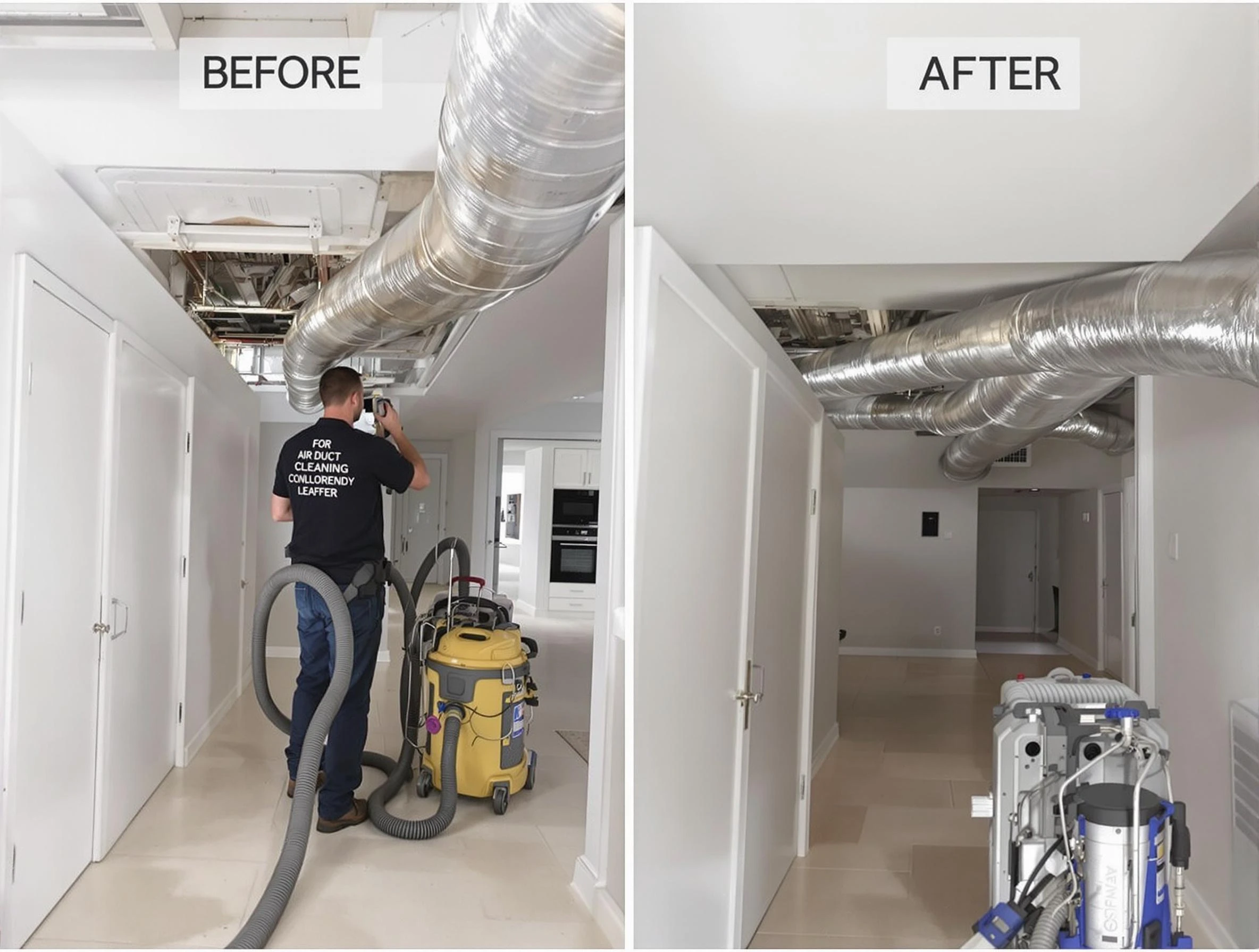 Milliken Air Duct Cleaning professional performing thorough air duct cleaning in Milliken